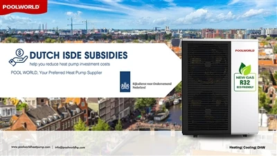 Holländsk ISDE värmepumpssubvention: Minska kostnaderna med POOL WORLD värmep...